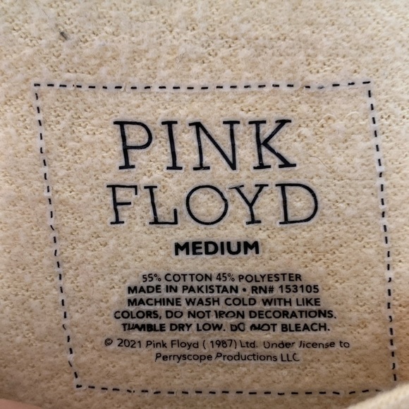 Pink Floyd crewneck sweatshirt women’s medium tie dye peach - Picture 3 of 4